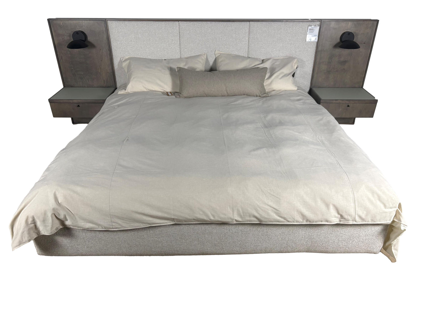 the Huppe Wellington 24802UC-W bedroom bed is available in Edmonton at McElherans Furniture + Design