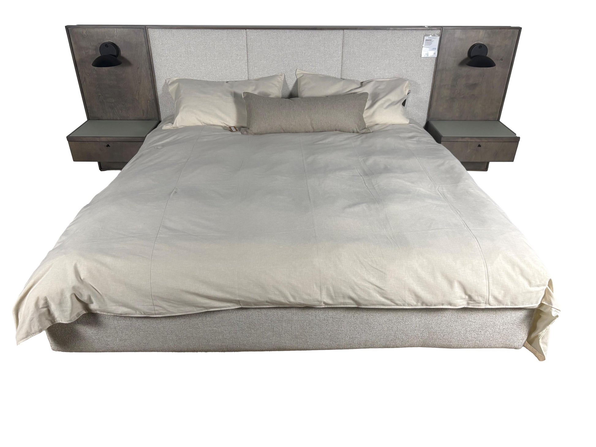 the Huppe Wellington 24802UC-W bedroom bed is available in Edmonton at McElherans Furniture + Design