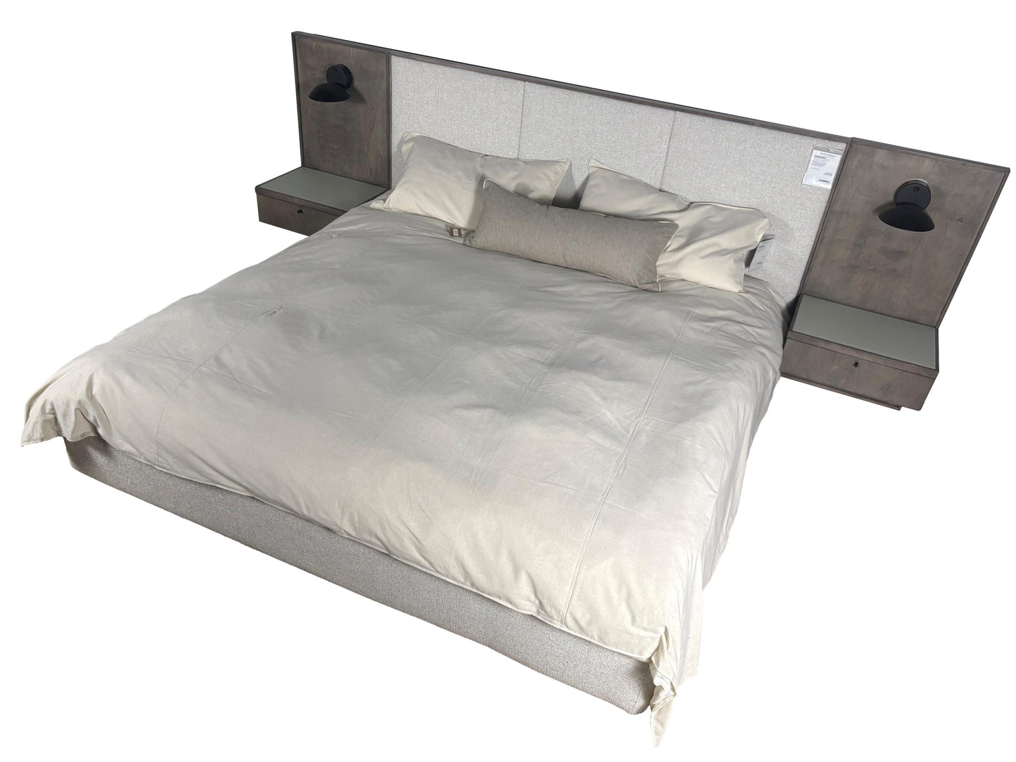 the Huppe Wellington 24802UC-W bedroom bed is available in Edmonton at McElherans Furniture + Design