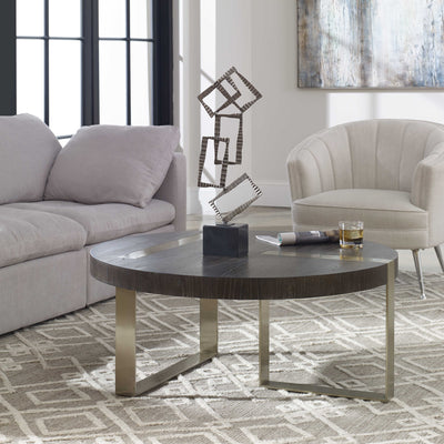 the Uttermost  contemporary 25119 living room occasional cocktail table is available in Edmonton at McElherans Furniture + Design