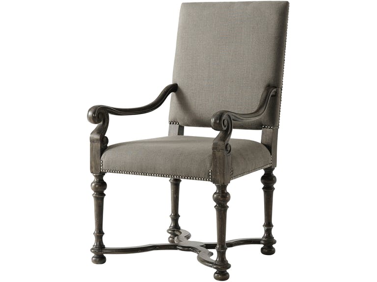 the Theodore Alexander 4100-898 dining room chair is available in Edmonton at McElherans Furniture + Design