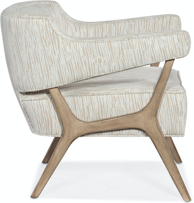 the HF Custom  contemporary Adkins living room upholstered chair is available in Edmonton at McElherans Furniture + Design