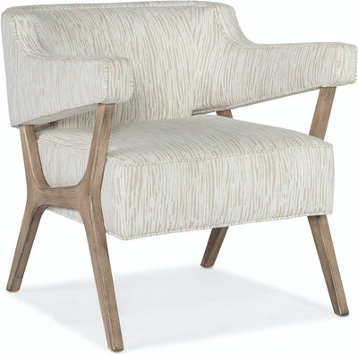 the HF Custom  contemporary Adkins living room upholstered chair is available in Edmonton at McElherans Furniture + Design
