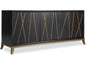 the Hooker Furniture 5518-55464-BLK living room occasional media console is available in Edmonton at McElherans Furniture + Design