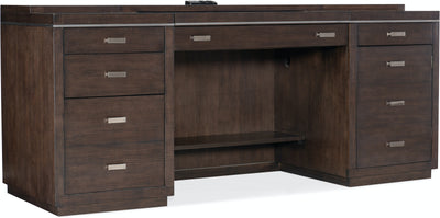the Hooker Furniture  transitional 5892-10464-85 home office computer workstation is available in Edmonton at McElherans Furniture + Design