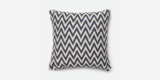 the Loloi P0244 Beige/Navy Decorative toss pillow is available in Edmonton at McElherans Furniture + Design