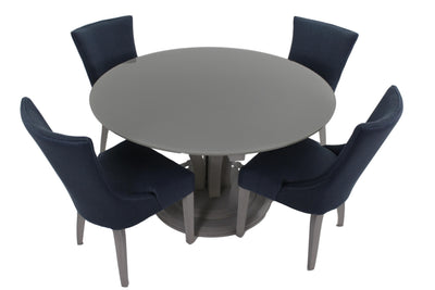 the Bermex 5 piece dining room is available in Edmonton at McElherans Furniture + Design