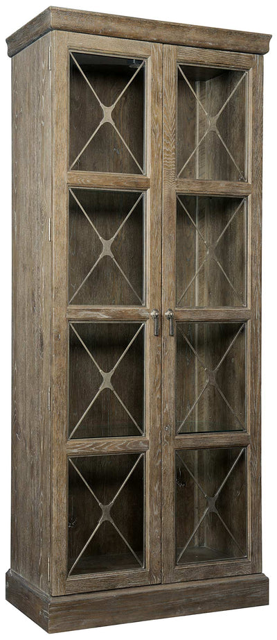 the Rustic Patina classic / traditional 387-356D dining room curio is available in Edmonton at McElherans Furniture + Design