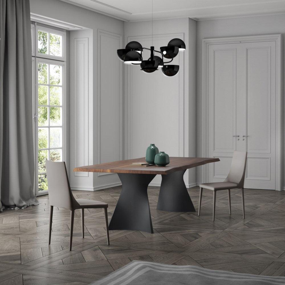 the Bellini Modern Aloe dining room chair is available in Edmonton at McElherans Furniture + Design