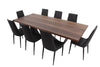the Bellini Modern 9 piece dining room is available in Edmonton at McElherans Furniture + Design