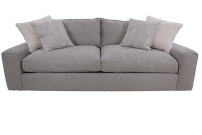 the Bernhardt Plush transitional Nest living room upholstered sofa is available in Edmonton at McElherans Furniture + Design