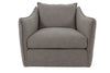 the Bernhardt Plush contemporary Joli living room upholstered swivel chair is available in Edmonton at McElherans Furniture + Design