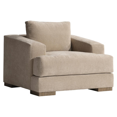 the Bernhardt Plush transitional Solace living room upholstered chair is available in Edmonton at McElherans Furniture + Design