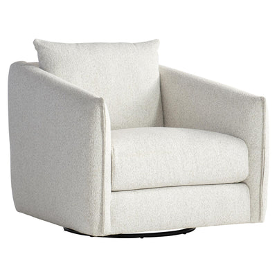 the Bernhardt Plush transitional Demi living room upholstered swivel chair is available in Edmonton at McElherans Furniture + Design