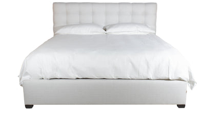 the Bernhardt Interiors contemporary Avery bedroom bed is available in Edmonton at McElherans Furniture + Design