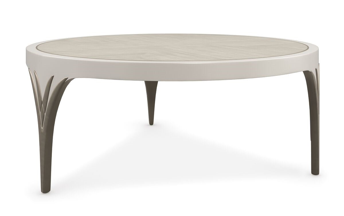 the Caracole Valentina C111-422-401 living room occasional coffee table is available in Edmonton at McElherans Furniture + Design