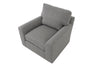 the Century Furniture Cornerstone transitional LTD7600-8 living room upholstered swivel chair is available in Edmonton at McElherans Furniture + Design