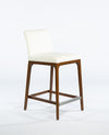 the Colibri  transitional Lucia White dining room bar stool is available in Edmonton at McElherans Furniture + Design