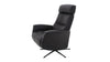 the Fjords  contemporary Magnus Medium living room reclining leather recliner is available in Edmonton at McElherans Furniture + Design