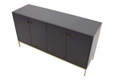 the Geovin  transitional G07 dining room buffet is available in Edmonton at McElherans Furniture + Design