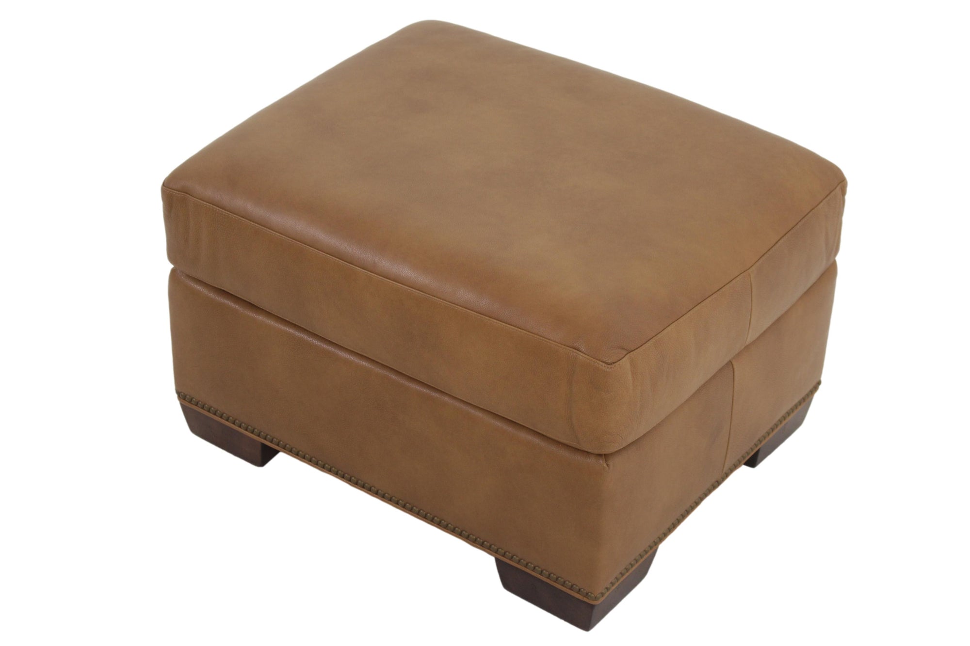 Hancock and sales moore leather ottoman
