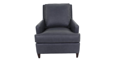 the Hancock & Moore  transitional Ricki living room leather upholstered chair is available in Edmonton at McElherans Furniture + Design