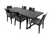 the 7 piece dining package is available in Edmonton at McElherans Furniture + Design