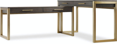 the Hooker Furniture  transitional 1600-10453-DKW home office desk is available in Edmonton at McElherans Furniture + Design