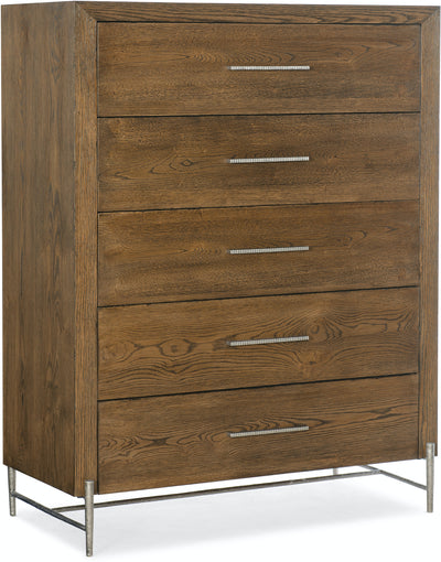 the Hooker Furniture  contemporary Chapman bedroom chest is available in Edmonton at McElherans Furniture + Design
