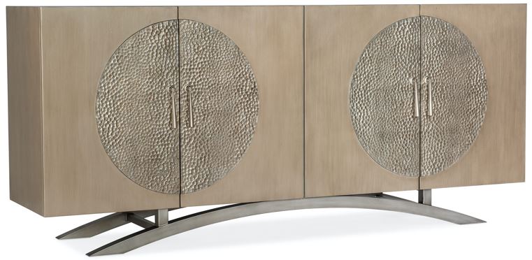 the Hooker Furniture Nolita 628-55034-15 living room entertainment media console is available in Edmonton at McElherans Furniture + Design