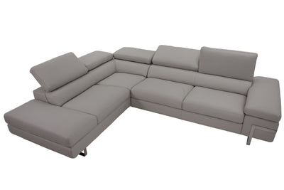 the Incanto Italia  contemporary I867 living room leather upholstered sectional is available in Edmonton at McElherans Furniture + Design