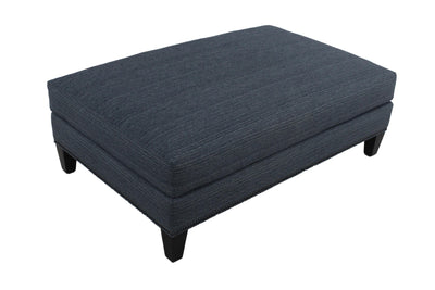 the Jessica Charles    living room upholstered ottoman is available in Edmonton at McElherans Furniture + Design