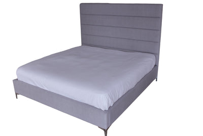 the Marcantonio  contemporary Harlow bedroom bed is available in Edmonton at McElherans Furniture + Design