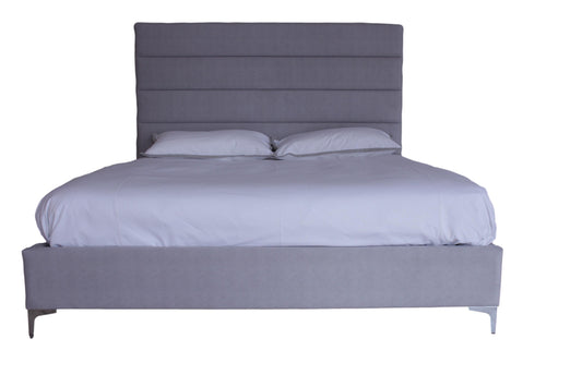 the Marcantonio Harlow bedroom bed is available in Edmonton at McElherans Furniture + Design