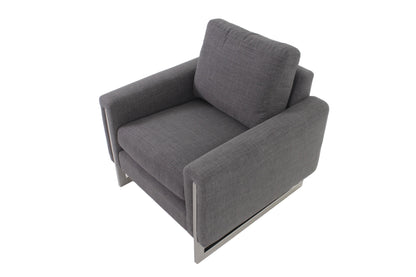 the Marcantonio Martha living room upholstered chair is available in Edmonton at McElherans Furniture + Design