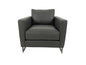 the Marcantonio Naomi living room leather chair is available in Edmonton at McElherans Furniture + Design