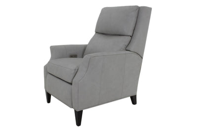 the Motioncraft Custom Leather Works transitional L44FDMPH living room reclining leather recliner is available in Edmonton at McElherans Furniture + Design