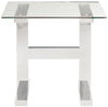 the Bernhardt  contemporary Aria living room occasional end table is available in Edmonton at McElherans Furniture + Design