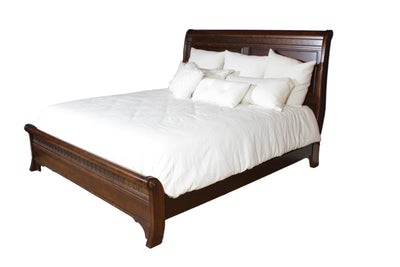 the Pacific Cane bedroom bed coverings is available in Edmonton at McElherans Furniture + Design