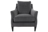 the HF Custom  transitional Bree living room upholstered chair is available in Edmonton at McElherans Furniture + Design