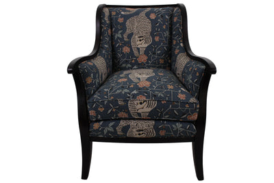 the HF Custom  classic / traditional Cadence living room upholstered chair is available in Edmonton at McElherans Furniture + Design