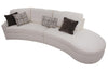 the HF Custom  transitional Dekker living room upholstered sectional is available in Edmonton at McElherans Furniture + Design