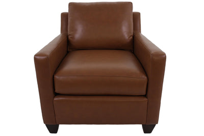 the Sherrill Furniture Plaza classic / traditional L1440-1 living room leather upholstered chair is available in Edmonton at McElherans Furniture + Design