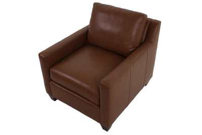 the Sherrill Furniture Plaza classic / traditional L1440-1 living room leather upholstered chair is available in Edmonton at McElherans Furniture + Design