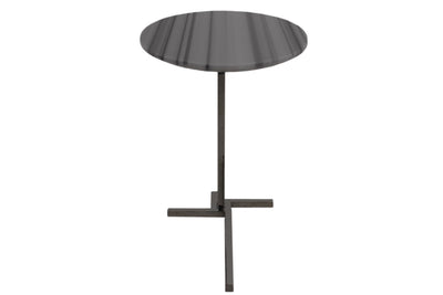 the Stone International  contemporary  living room occasional end table is available in Edmonton at McElherans Furniture + Design