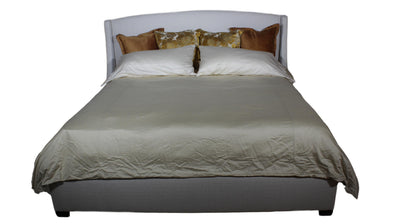the Chloe bedroom bed coverings is available in Edmonton at McElherans Furniture + Design