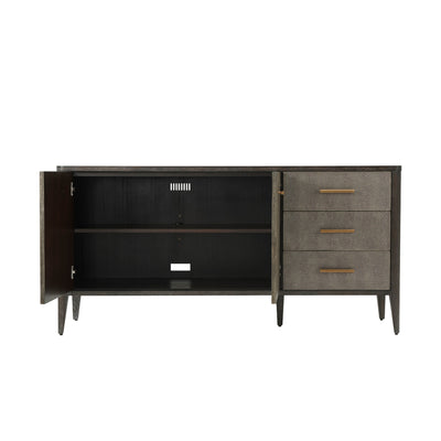 the Theodore Alexander  transitional TAS61003.C078 dining room buffet is available in Edmonton at McElherans Furniture + Design