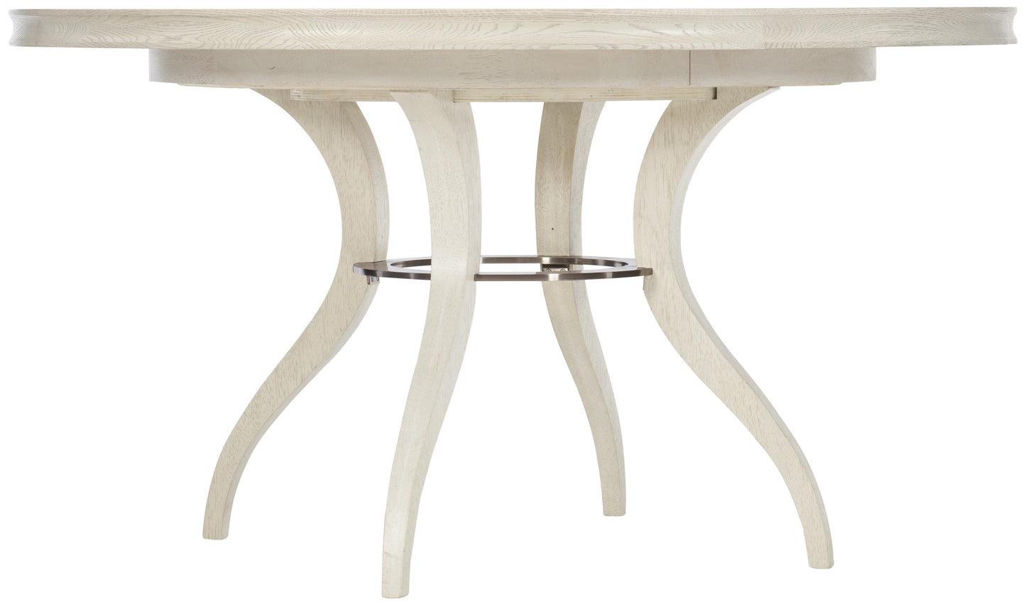 the Bernhardt Allure 399-272/273 dining room table is available in Edmonton at McElherans Furniture + Design