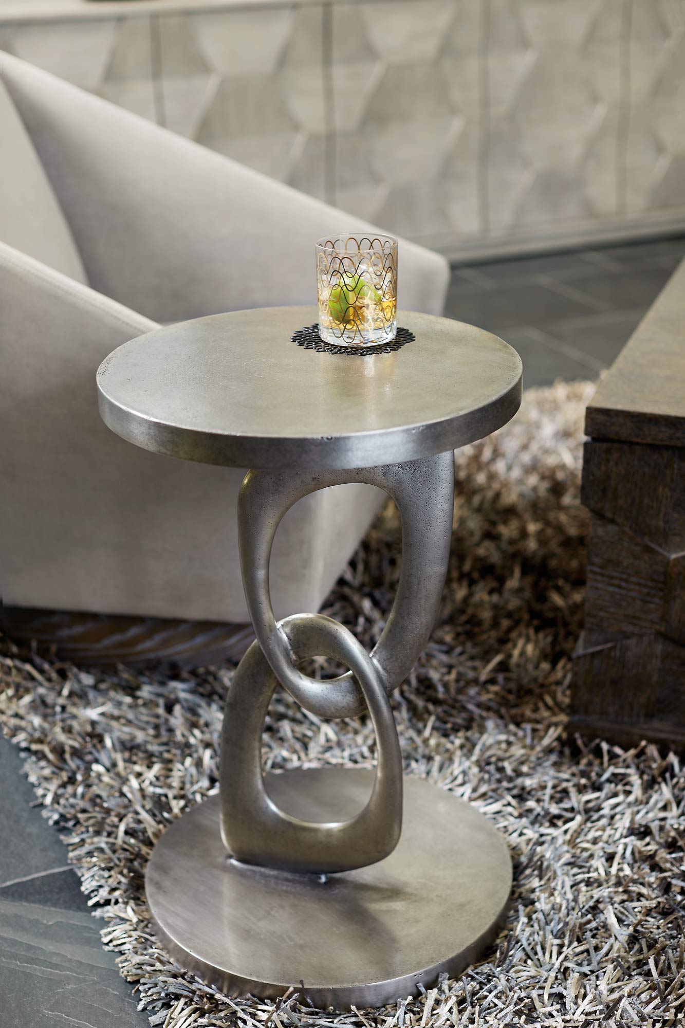 the Bernhardt Linea 384-123 living room occasional end table is available in Edmonton at McElherans Furniture + Design