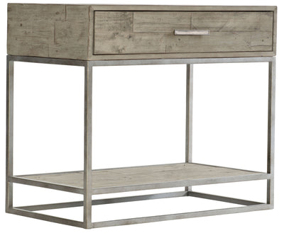 the Bernhardt  contemporary Alvar bedroom night table is available in Edmonton at McElherans Furniture + Design